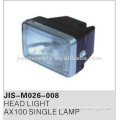 Motorcycle spare parts and accessories motorcycle head light for AX100 SINGLE LAMP